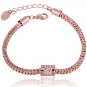 Rose gold tone bracelet